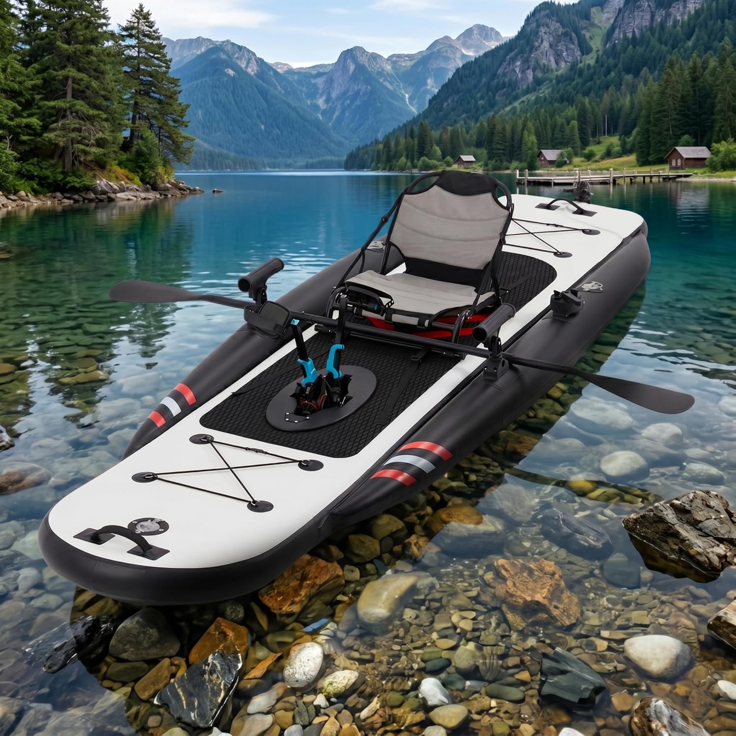 Fishing Kayak Inflatable - Kayak Gonfiabile da Pesca Premium in