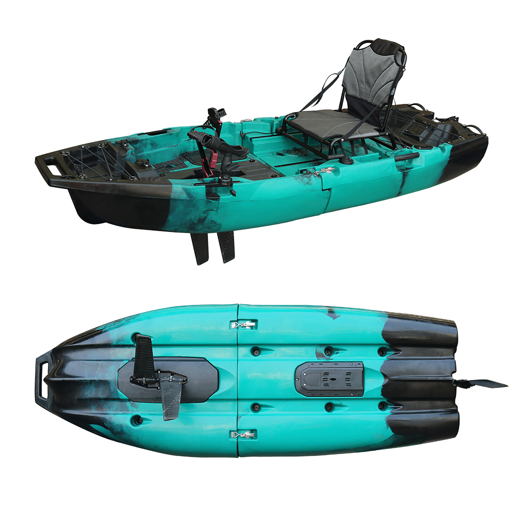 Fishing Kayak Sit On Top - Kayak Modulare Sit-On-Top in HDPE da