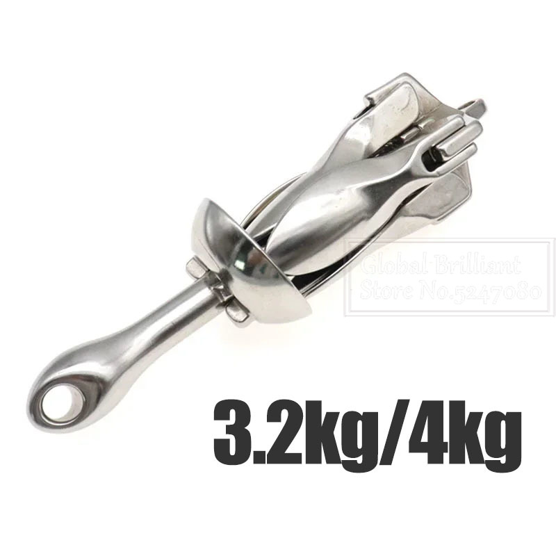 Fishing Kayak Anchor - 3.2KG/4KG barca in acciaio inox ferro