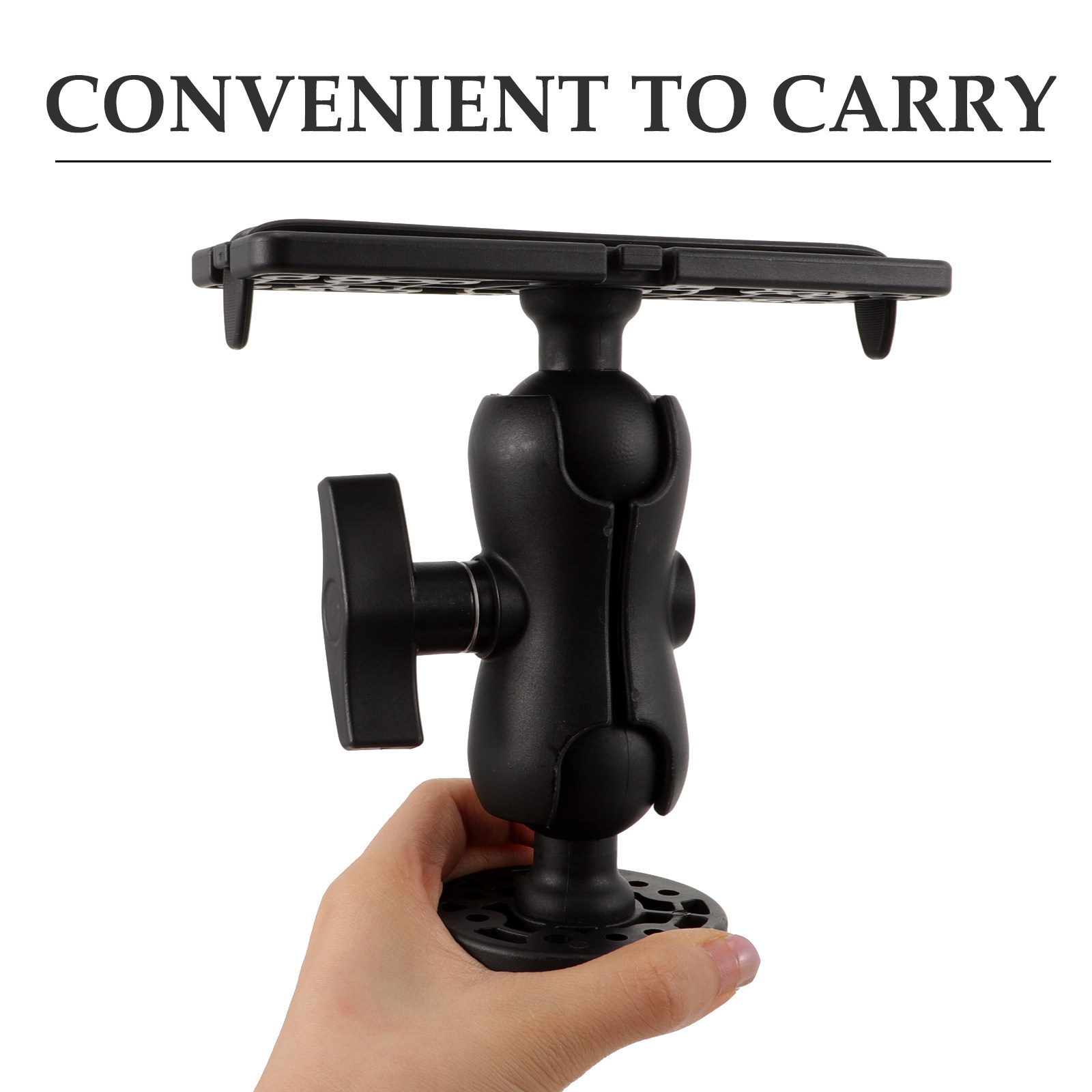 Fishing Kayak Fish Finder Mount - Supporto Robusto per Ecoscandaglio per Kayak,