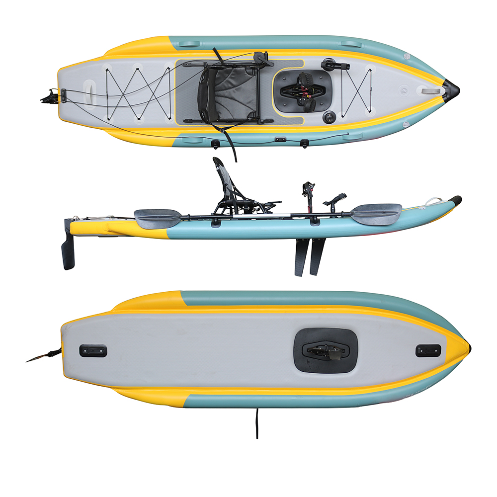 Fishing Kayak Sit On Top - Kayak da pesca pieghevole gonfiabile in