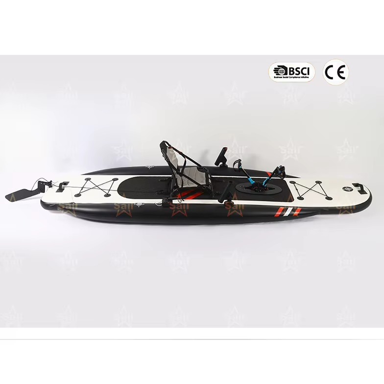 Fishing Kayak Sit On Top - Kayak Gonfiabile a Pedali per la