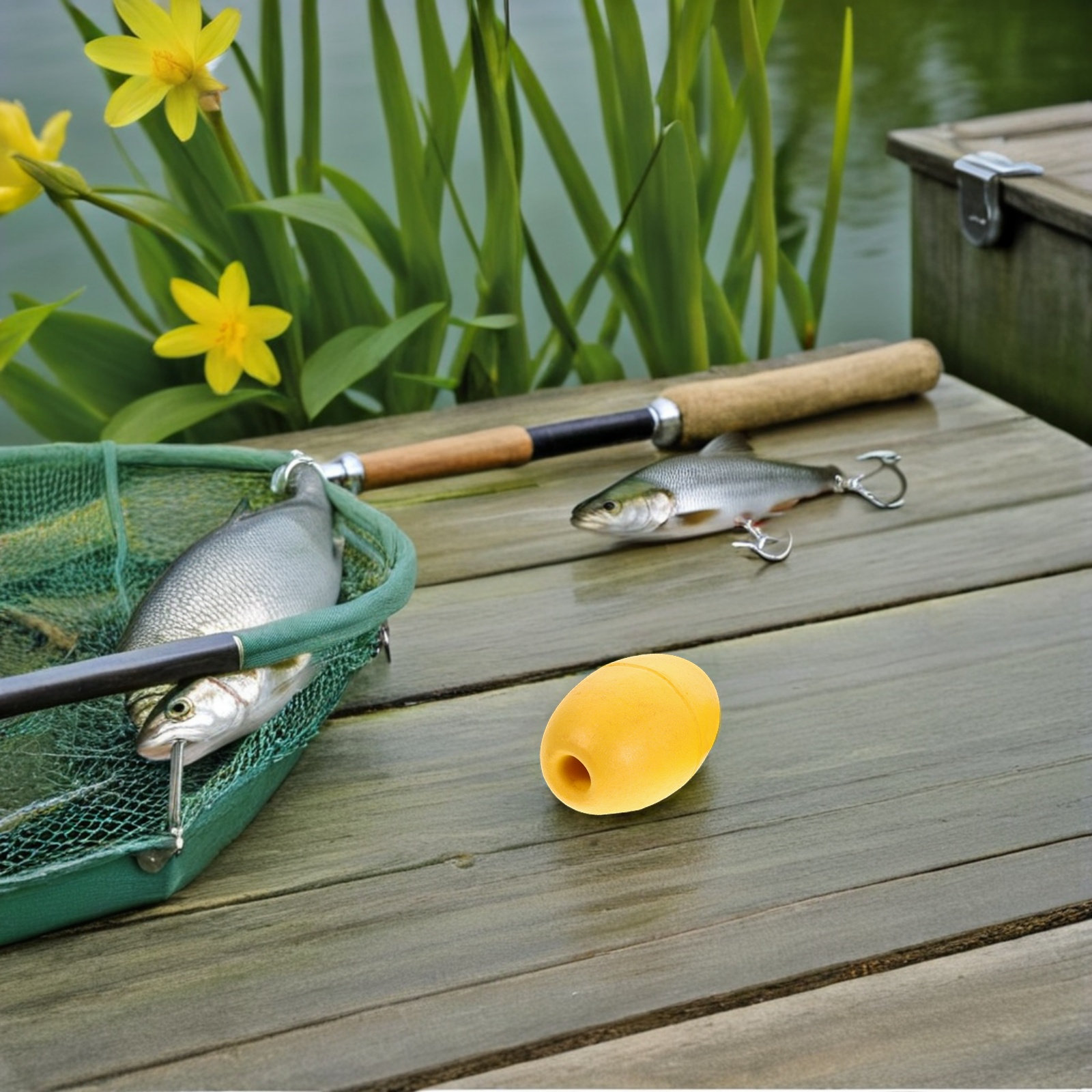 Fishing Kayak Anchor - Set di 8 Boe Galleggianti per
