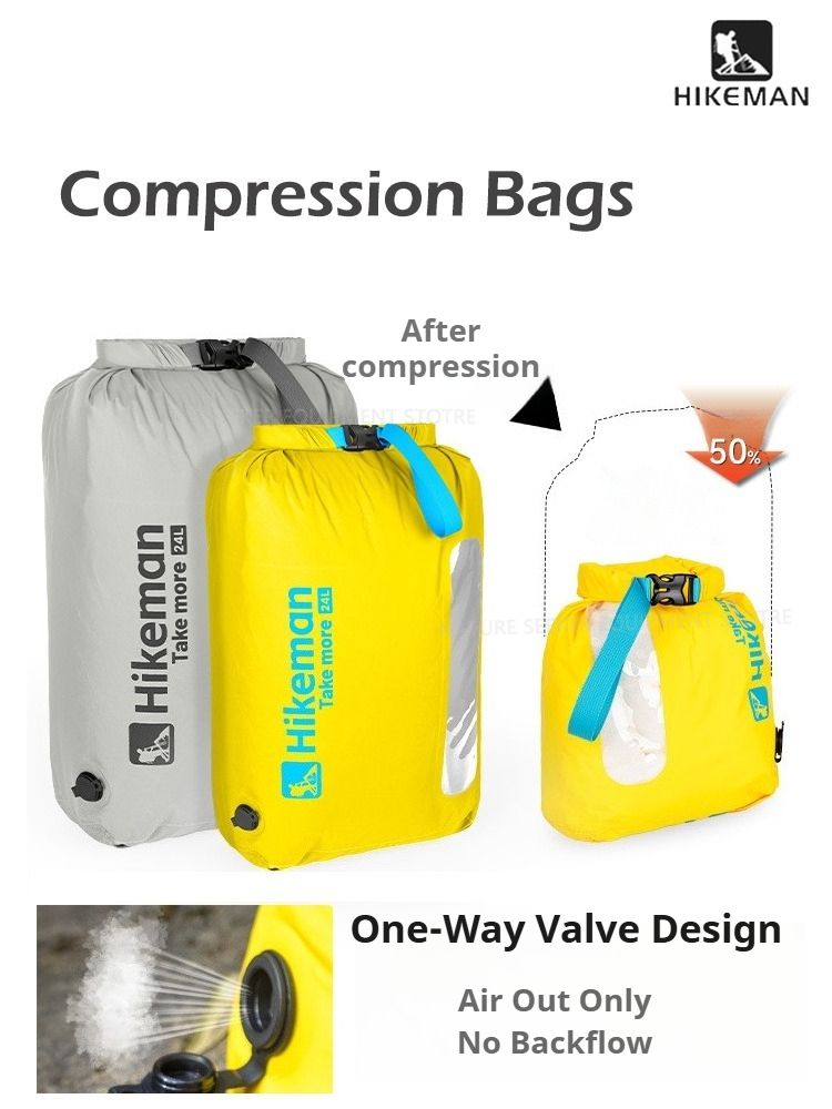 Fishing Kayak Storage Bag - Sacchetto di Compressione Sottovuoto HIKEMAN con