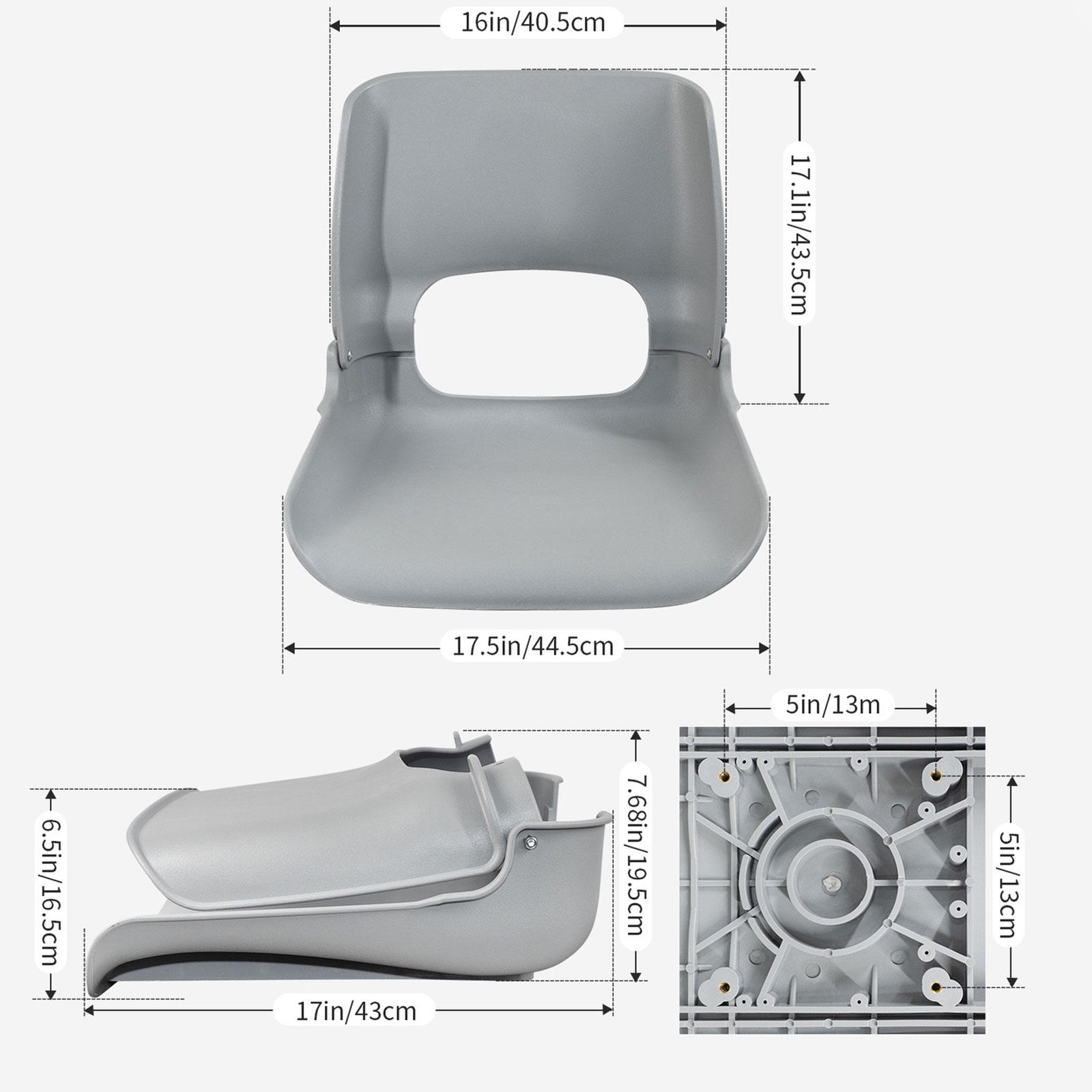 Fishing Kayak Seat - Sedile Pieghevole per Barca con Schienale