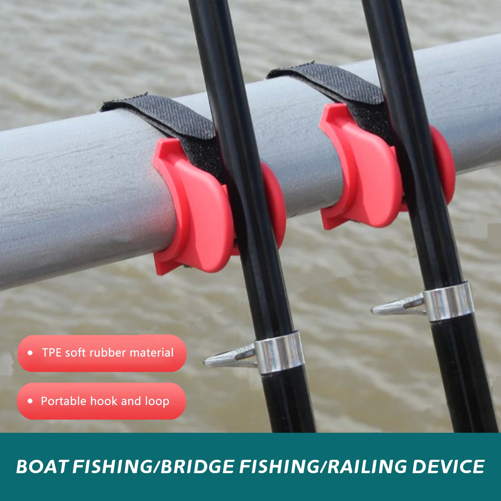 Fishing Kayak Sit On Top - Portacanna da Pesca a U con