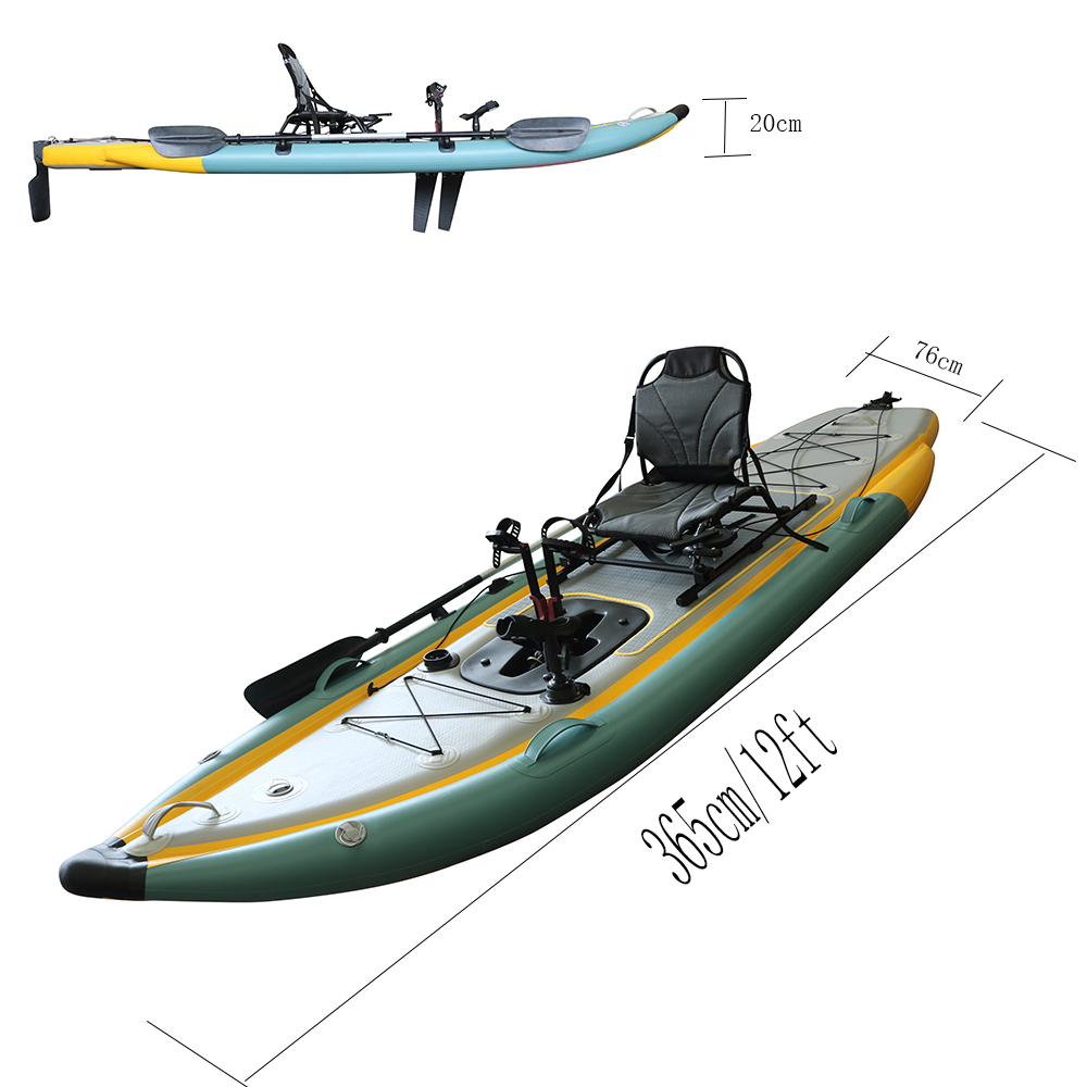 Kayak da pesca pieghevole gonf - Fishing Kayak Sit On Top recensione e prezzo