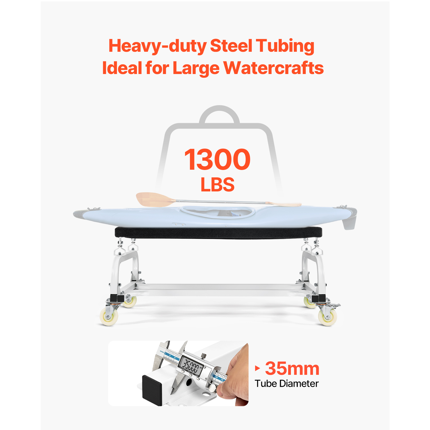 SucceBuy 1000/1300LBS Motoslit - Fishing Kayak Cart recensione e prezzo