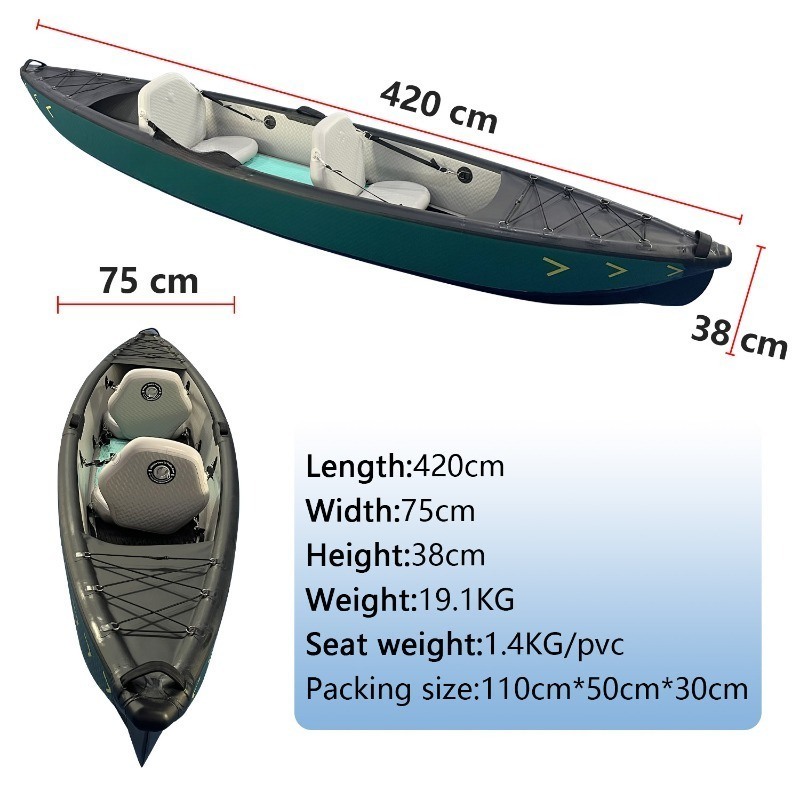 Nuovo Design Kayak Gonfiabile  - Fishing Kayak Inflatable recensione e prezzo