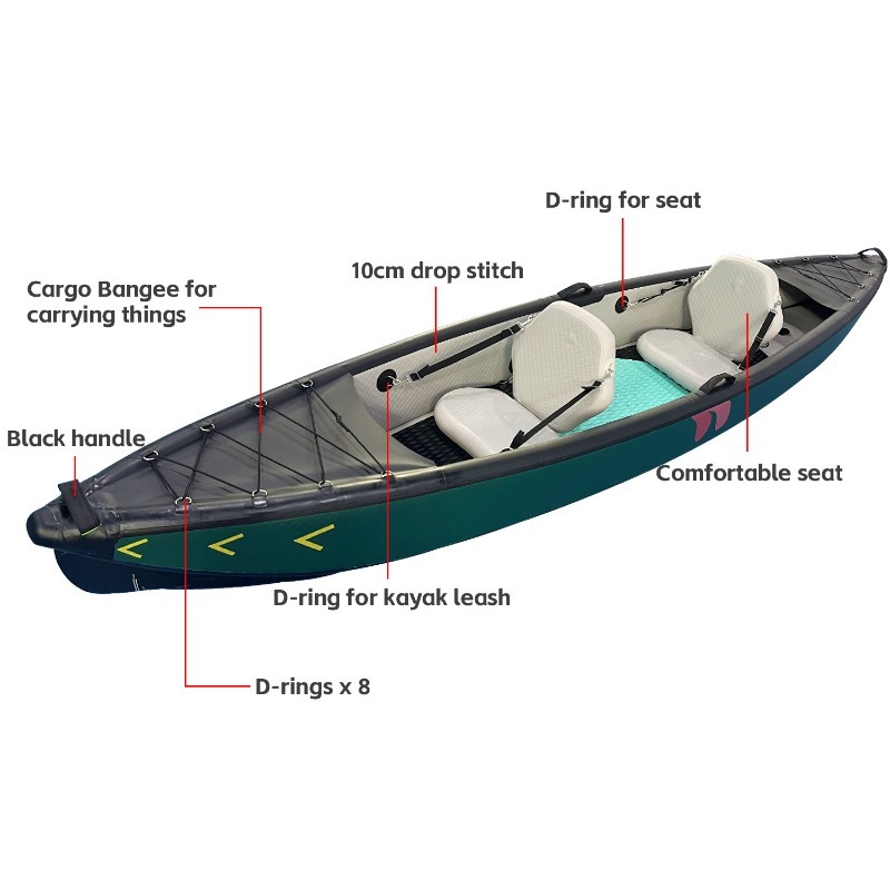 Nuovo Design Kayak Gonfiabile  - Fishing Kayak Inflatable recensione e prezzo