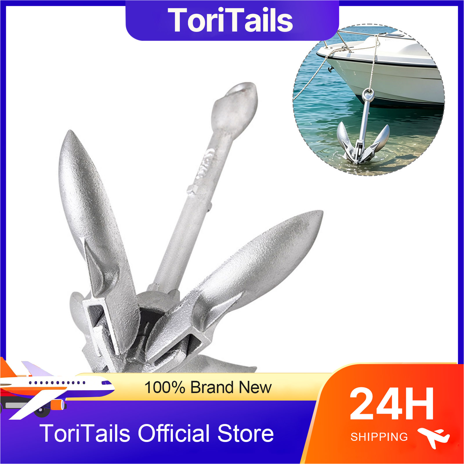 Ancora Pieghevole KOETSU 0,7kg - Fishing Kayak Anchor recensione e prezzo