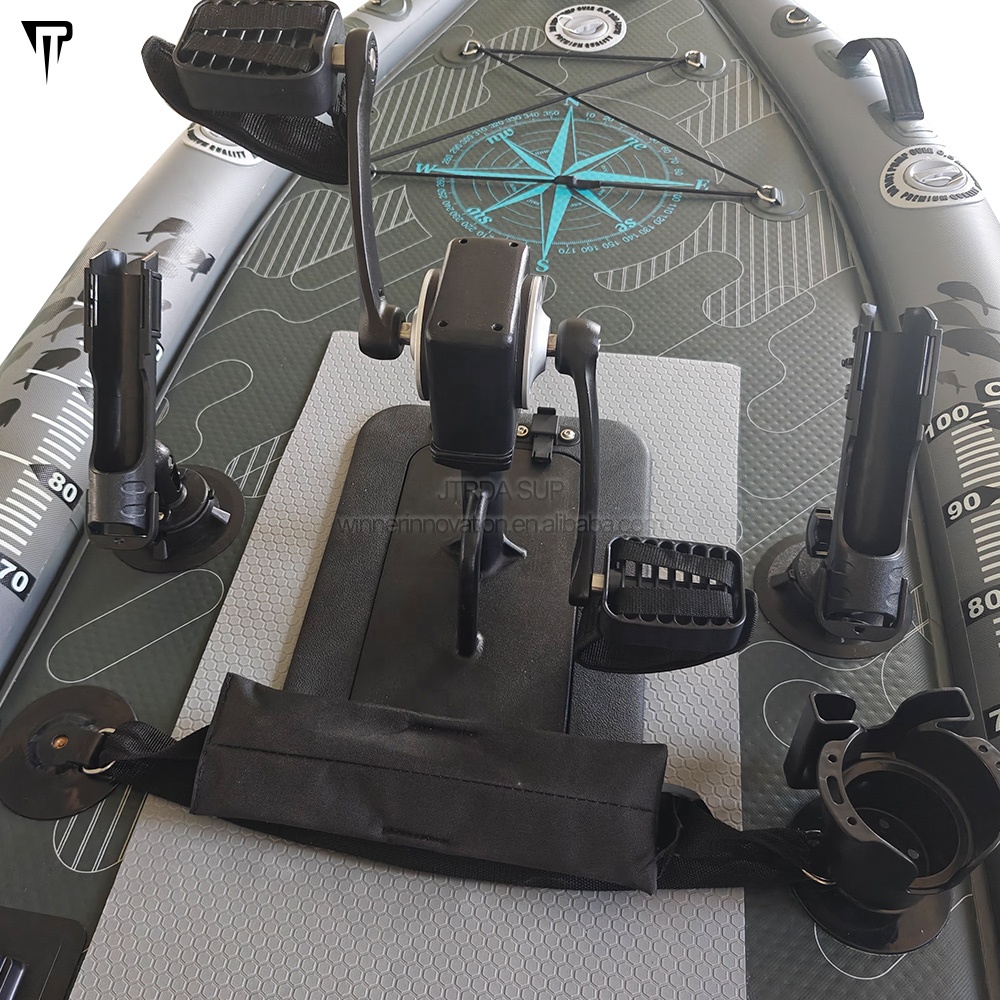JTRDA 2024 Nuovo Kayak Gonfiab - Fishing Kayak Pedal Drive recensione e prezzo
